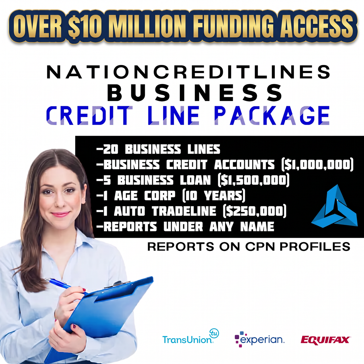 Business Credit Line Package - $25,000,000 Funding+